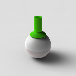 Slip-On High Mileage Rolling Ball Tip, Green Stem