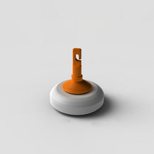 Load image into Gallery viewer, Hook On Jumbo Roller Tip, Orange Stem