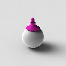 Load image into Gallery viewer, 8mm Threaded Rolling Ball Tip, Pink Stem